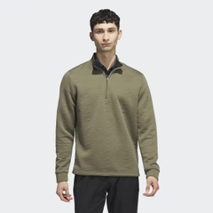 Áo phông dài tay Adidas Nam Chính Hãng -  Half Zip Long Sleeve Sweatshirt - Màu Xanh | JapanSport HZ0424