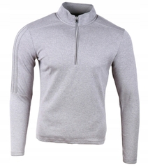 Áo Khoác Adidas Nam Chính Hãng - 3-STRIPES QUARTER ZIP - Màu Xám | JapanSport GM0022