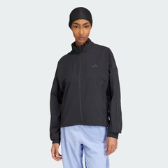 Áo Khoác Adidas Nữ Chính Hãng - Pacer All Gym Tonal 3-Stripes Woven Jacket - Màu Đen | JapanSport IW8167