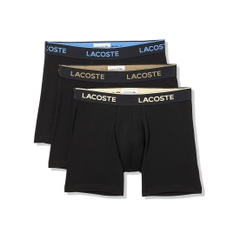 Quần Boxer Lacoste Chính hãng - 3-Pack Stretch Essentials - 3 màu | JapanSport 6H9303-51-4XI