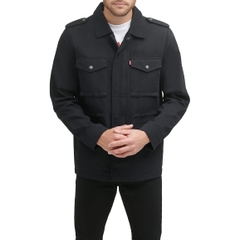 Áo Khoác Levi's Chính Hãng - Cotton Four Pocket Unlined Military Jacket - Màu Nâu Đậm | JapanSport LM1RC766-blk
