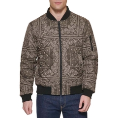 Áo Khoác Levi's Chính Hãng -  Diamond Quilted Bomber - Màu Olive | JapanSport LM2RP388-olb
