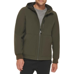 Áo Khoác Levi's Chính Hãng - Water-Resistant Soft Shell Trail Hoodie Jacket - Màu đen | JapanSport LM3OP196-olv