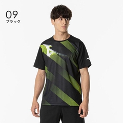 Áo Phông Mizuno Chính Hãng - Practice Shirt - Màu Đen | JapanSport 62JAB01109