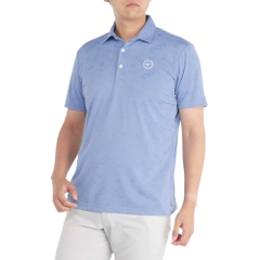 Áo Polo Mizuno Chính Hãng - Jacquard Stretch Polo - Màu xanh | JapanSport E2MAB018-23