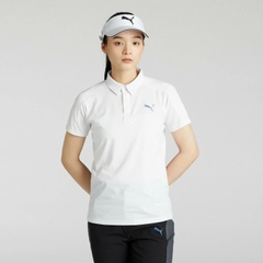 Áo Polo Golf Puma Nữ Chính Hãng - W PF TECH LINE POLO - Màu Trắng | Japansport 633361-03