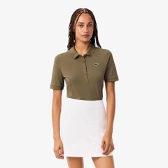 Áo Polo Lacoste Chính hãng - Slim Fit Heat Regulating Golf Polo Shirt - Màu Olive | JapanSport PF8631-51-E9F