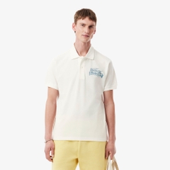 Áo Polo Lacoste Chính hãng -  Classic Fit Printed L.12.12 - Màu Trắng | JapanSport PH0285-51-CPI