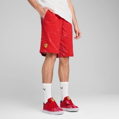 Quần Short Puma Chính Hãng - Scuderia Ferrari HP Race - Màu Đỏ | JapanSport 630486-02