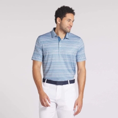 Áo Polo Puma Chính Hãng - Golf FAIR ISLE Printed - Màu Xanh | JapanSport 626835-02