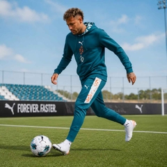 Bộ thể thao Puma Nam Chính Hãng - PUMA x NEYMAR JR Creativity Football - Màu Xanh | JapanSport 658955-13