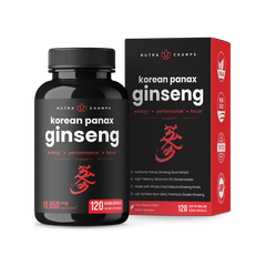 Viên uống Nhân sâm Hàn Quốc - NutraChamps Korean Panax Ginseng - 120 Viên | JapanSport