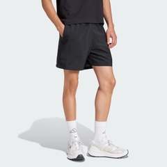 Quần Short Adidas Nam Chính Hãng - Essentials Small Logo Cargo Chelsea - Màu Đen | JapanSport JF3530