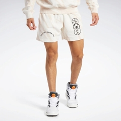 Quần Shorts Reebok Chính Hãng - BLOCK PARTY SHORT - Màu Trắng | JapanSport HT8180