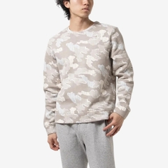 Áo Khoác Reebok Chính Hãng - RI MOTION CAMO CREW - Màu Xám Tro | JapanSport 100204730