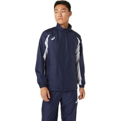Áo Khoác Asics Chính Hãng -  Tricot-Lined Windbreaker Jacket - Màu Xanh | JapanSport 2031D535-400