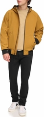 Áo Khoác Levi's Nam Chính Hãng - Hooded Water Resistant Softshell Bomber Jacket - Màu Cam | JapanSport LM3OP720