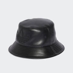 Mũ Adidas Chính Hãng - Originals Outline Trefoil Filled Polyurethane Bucket Hat - Màu Đen | JapanSport IY4055