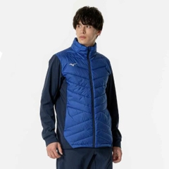 Áo Khoác Mizuno Chính Hãng - Techfil Breath Thermo - Màu Xanh | JapanSport 32MEB535-23