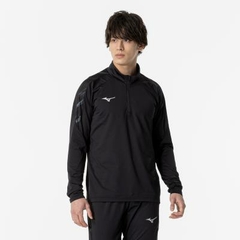 Áo Khoác Mizuno Chính Hãng - Stretch Fleece Shirt - Màu Đen | JapanSport  P2MCA516-09