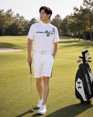 Bộ thể thao Under Armour Chính hãng - Wear Iso-Chill Mock Neck Golf - Màu Trắng | JapanSport 1384829-1384838-100