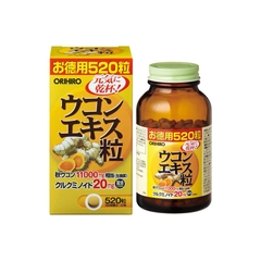 Viên nén chiết xuất tinh chất nghệ Orihiro Ukon 520 viên | JapanSport