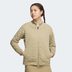 Áo Khoác Adidas Nữ Chính Hãng - WIND. RDY Insulated Quilted Jacket with BOS Logo - Màu hồng | JapanSport IS4775