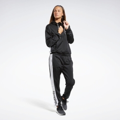 Bộ thể thao Reebok Chính hãng - Linear Logo Hoodie Track Suit - Đen | JapanSport FT0918
