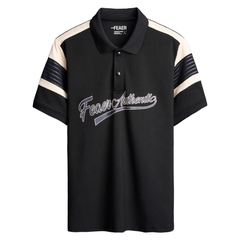 SP526 - Áo Polo Letter Graphic