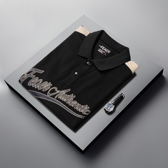 SP526 - Áo Polo Letter Graphic