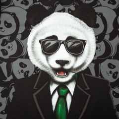 SP608 - Áo Polo Giant Panda