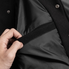 SP712 - Áo Khoác Bomber Felt & Leather - V2