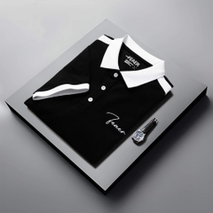SP536 - Áo Polo Black Contrast