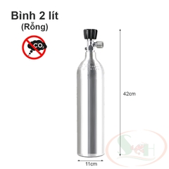 Bình co2 nhôm Taiwan Aqua Classic OEM 1L / 2L / 4L rỗng