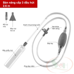 Bộ Hút Cặn Thay Nước Bể DIY