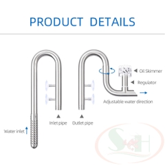 Bộ in out inox Week Aqua Pipe Set Ver.2