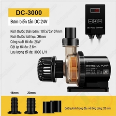 Bơm điện tử Marine DC 650, 1500, 2500, 4000, 6000, 9000, 12000, 15000