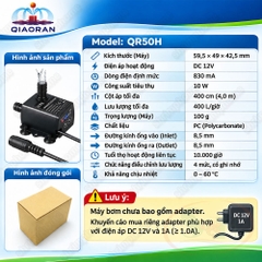 Bơm điện tử Qiaoran mini 5V / 12V chỉnh cấp