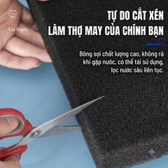 Bông lọc thô xốp đen Xinyou