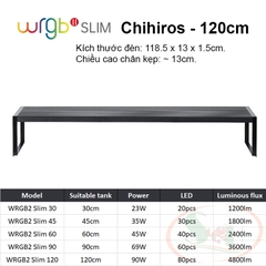 Đèn led Chihiros WRGB 2 Slim 30, 45, 60, 90, 120 cm