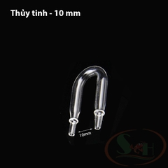 Co U thủy tinh, inox chống gập ống dây oxy co2