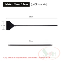 Dao cạo rêu Mufan nhôm đen, inox