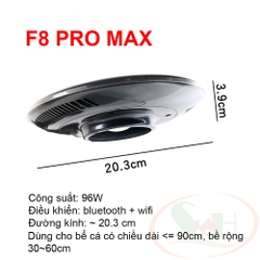 Đèn led rọi UFO Zetlight F8 Pro Max WRGB