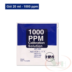 Dung dịch 1000, 1382 ppm hiệu chuẩn thiết bị TDS