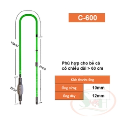 Bộ hút phân cặn Qanvee C300, C600, E3, E6 thay nước bể