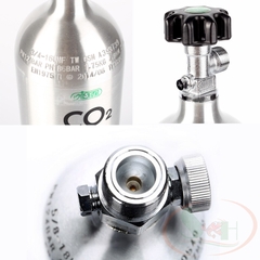 Bình co2 nhôm Ista 0.5L, 1L, 2L, 3L Aluminum Cylinder