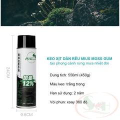 Keo xịt dán rêu Mius Moss Gum