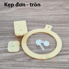 Kẹp mica giữ cốc trồng cây thủy canh