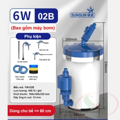 Lọc thùng mini Sunsun YW 01B, 02B, 03B External Filter