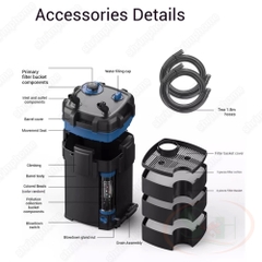 Lọc thùng Sunsun YWY 800 tách phân cặn